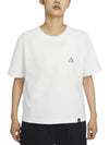 ACG Logo Short Sleeve T-Shirt White - NIKE - BALAAN 1