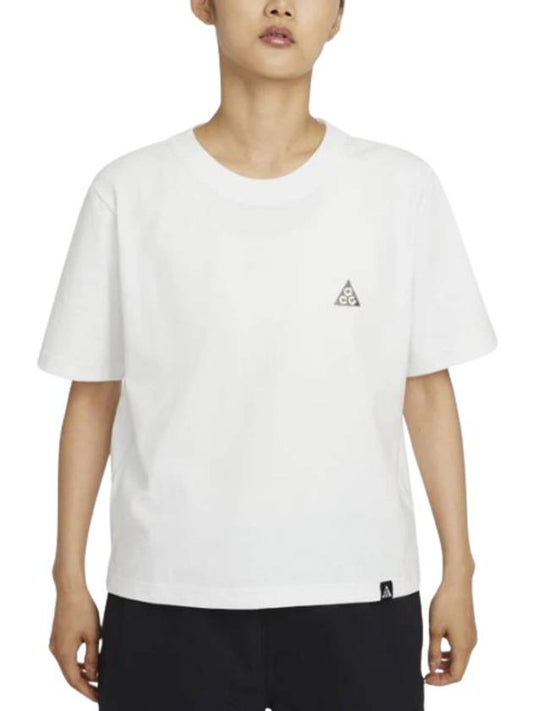 ACG Short Sleeve T-Shirt White - NIKE - BALAAN.