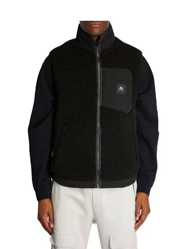 Saglek Fleece Vest Black - MOOSE KNUCKLES - BALAAN 3