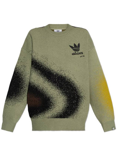 ADIDAS Originals Sweater With Logo, Unisex, Green - ADIDAS ORIGINALS - BALAAN 1