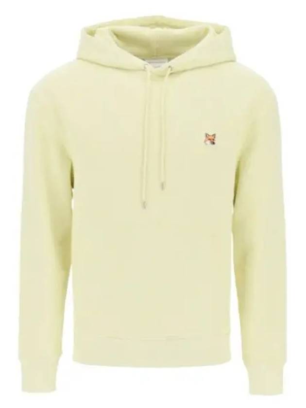 Fox Head Patch Regular Hoodie Chalk Yellow - MAISON KITSUNE - BALAAN 2