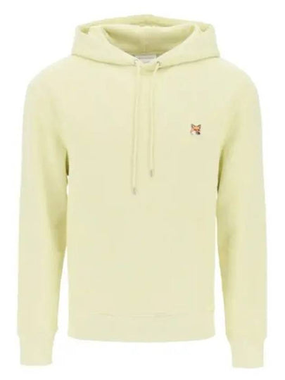 Fox Head Patch Regular Hoodie Chalk Yellow - MAISON KITSUNE - BALAAN 2