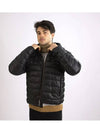 Italian black sheepskin hooded jumper ALJP123 - IKALOOOK - BALAAN 2