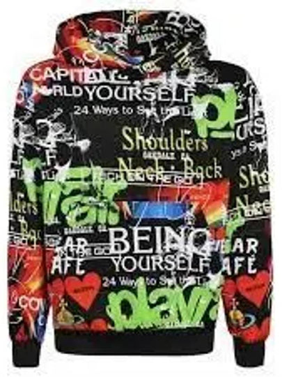 Graphic Print Pullover Hoodie Meaningless - VIVIENNE WESTWOOD - BALAAN 2