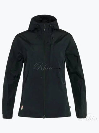 83516 550 High Coast Wind Hooded Windbreaker Women s Jacket - FJALL RAVEN - BALAAN 1