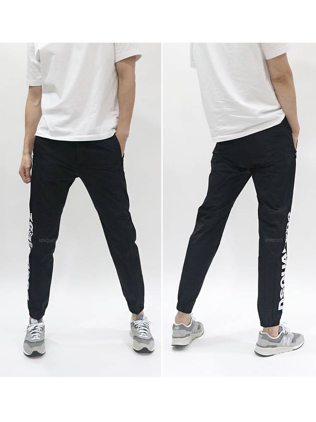 Logo Track Pants Black - DSQUARED2 - BALAAN 3