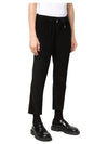 corduroy track pants black - AMI - BALAAN.