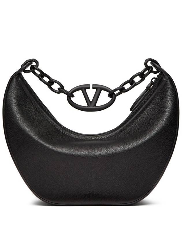 VALENTINO SMALL VLOGO MOON HOBO BAG - VALENTINO - BALAAN 2