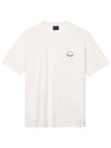 Happy Piece Dyed Short Sleeve T-Shirt Ivory - PAUL SMITH - BALAAN 3