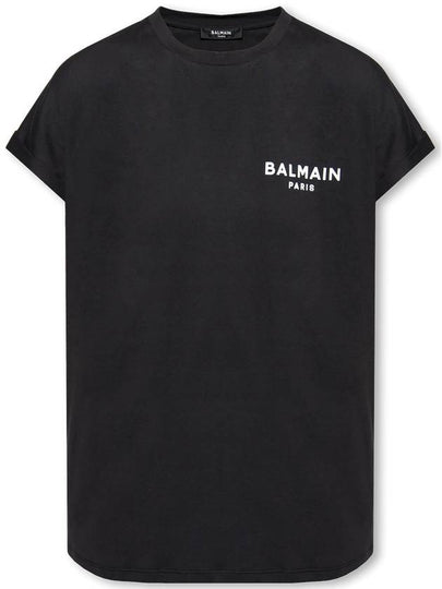 long sleeve t-shirt BF1EF010BB01 EAB BLACK - BALMAIN - BALAAN 2