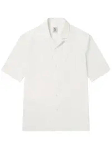 Cotton Overfit Short Sleeve Shirt White - SOLEW - BALAAN 1