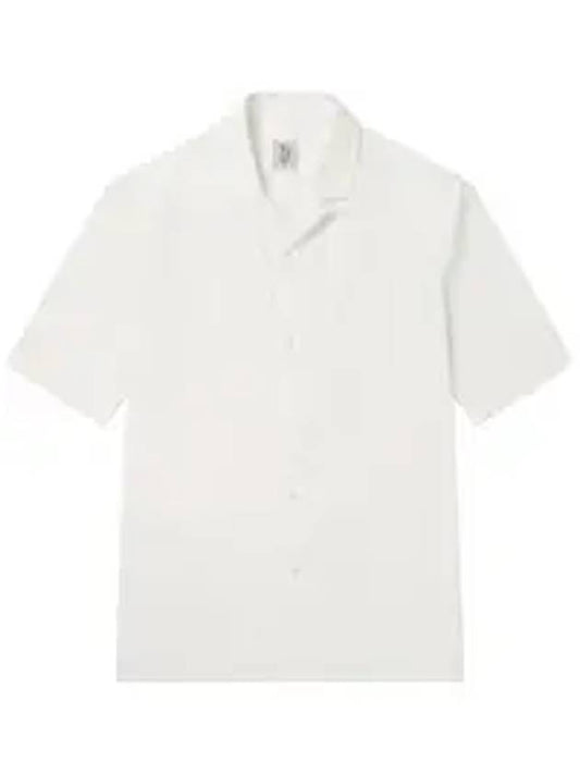 Cotton Overfit Short Sleeve Shirt White - SOLEW - BALAAN 1