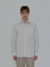 Men's Comfort Silhouette Shirt Light Gray - FILLCHIC - BALAAN 1