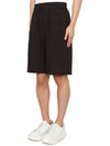 De Coeur Cotton Track Shorts Black - AMI - BALAAN 3