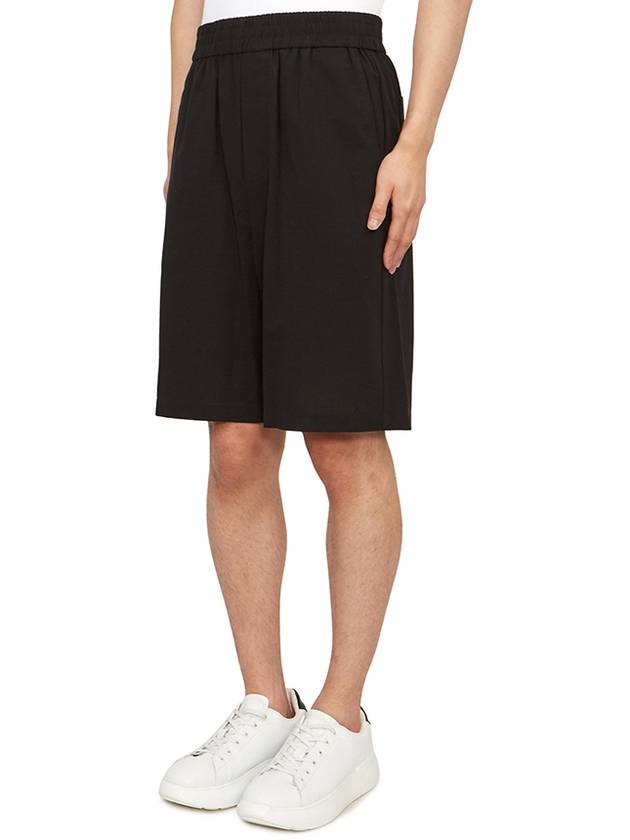 De Coeur Cotton Track Shorts Black - AMI - BALAAN 3