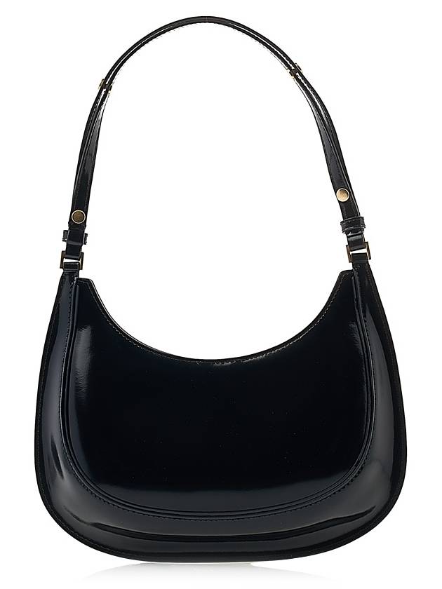 Convertible Crescent Shoulder Bag Black - TORY BURCH - BALAAN 4