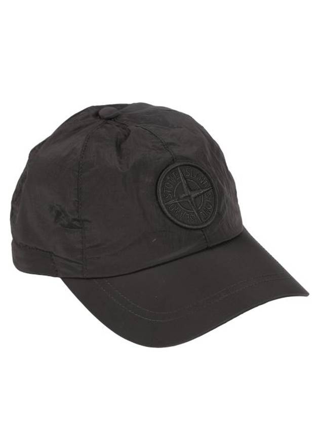 Logo Nylon Metal 6-Panel Ball Cap Black - STONE ISLAND - BALAAN 3