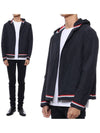 Three Stripes Shell Jacket Navy - THOM BROWNE - BALAAN 2