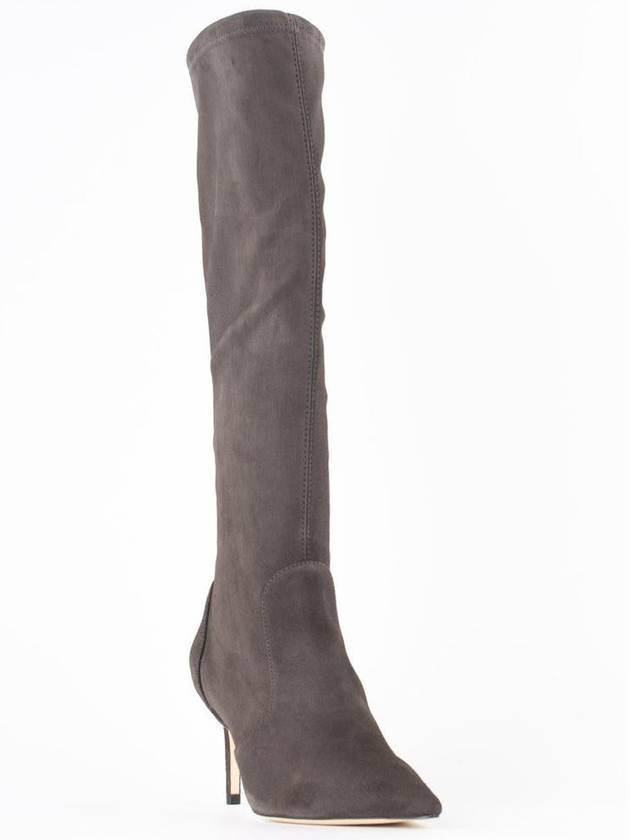 Stuart Weitzman Grey Suede Boot - STUART WEITZMAN - BALAAN 2