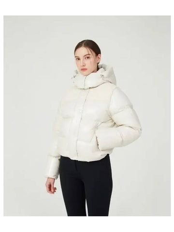 Marietta Light Cream Women s Down Jacket - DUVETICA - BALAAN 1