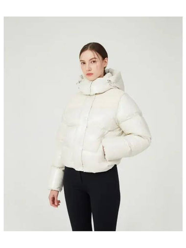 Marietta Light Cream Women s Down Jacket - DUVETICA - BALAAN 1