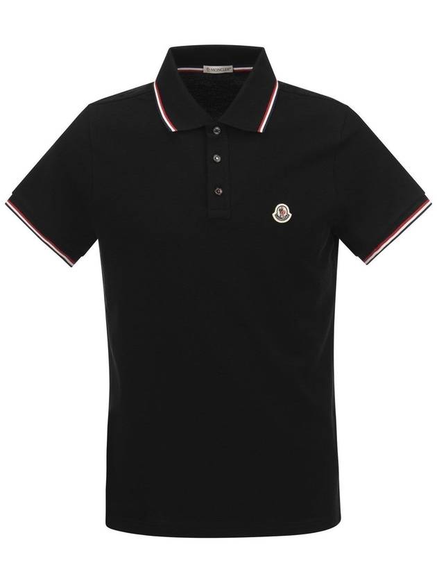 Polo shirt with iconic felt - MONCLER - BALAAN 1