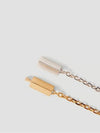 Dual Tone Chain Bracelet Silver Gold - BOTTEGA VENETA - BALAAN 4