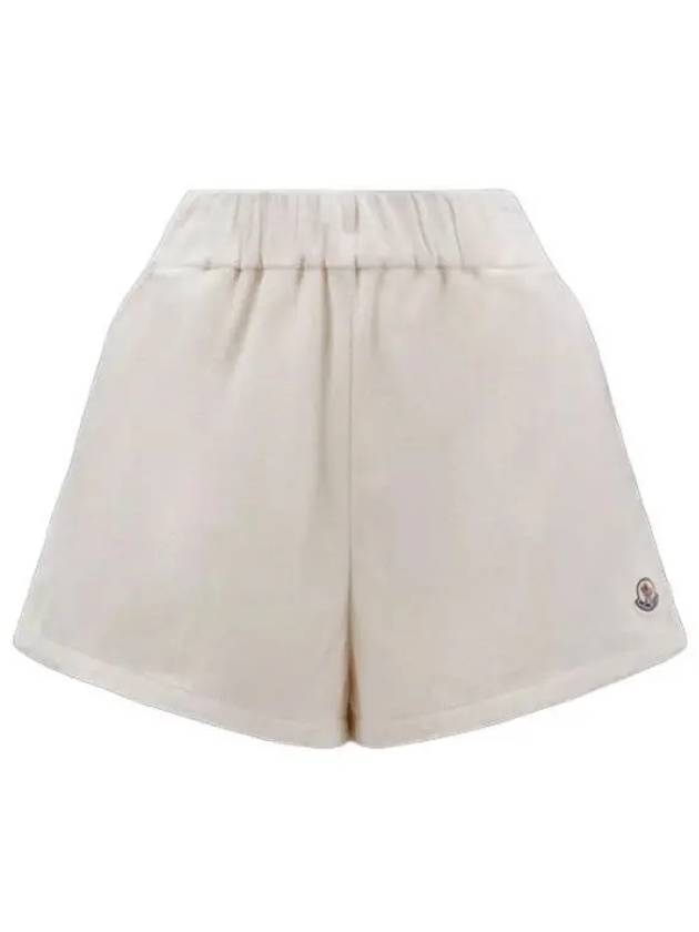 Women's Terrycloth Shorts White - MONCLER - BALAAN 2