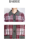 Check Tartan Cashmere Cardigan - BARRIE - BALAAN 4