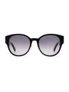 Eyewear Interlocking G Round Frame Sunglasses Black - GUCCI - BALAAN 1