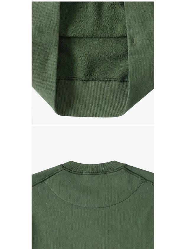 Wappen Patch Crew Neck Sweatshirt Green - STONE ISLAND - BALAAN 5