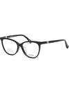 Glasses frame MM5018F 001 cat eye horn rim Asian fit - MAX MARA - BALAAN 7