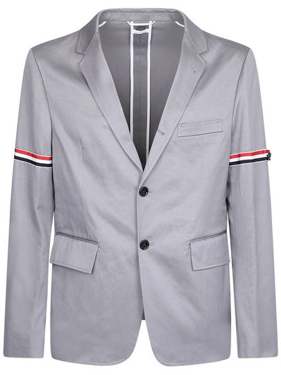 Armband Unconstructed Classic Jacket Navy Grey - THOM BROWNE - BALAAN 2