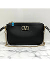 V Logo Signature Mini Shoulder Bag Black - VALENTINO - BALAAN 5