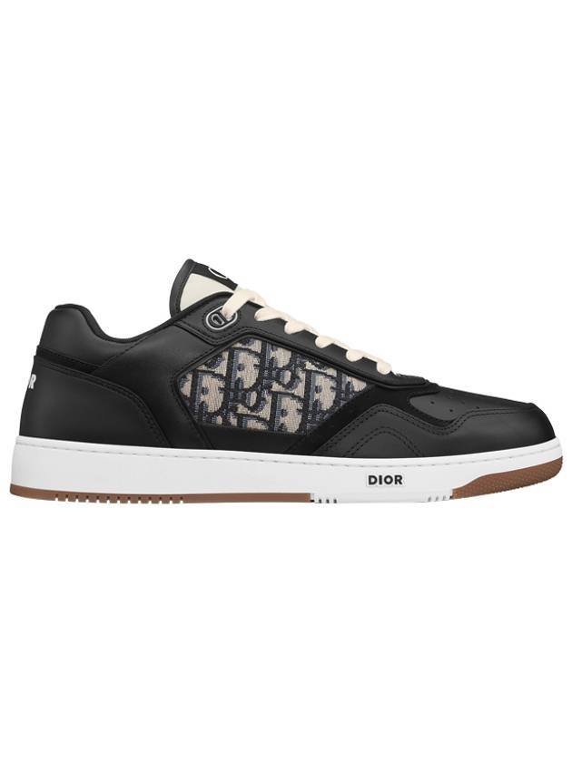 B27 Smooth Calfskin Low Top Sneakers Black - DIOR - BALAAN 1