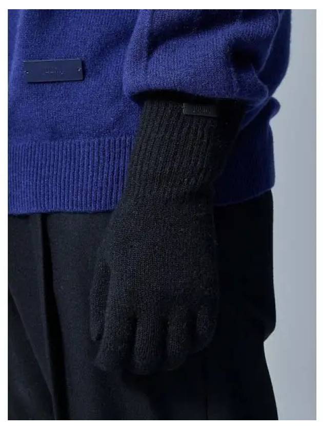 Knit finger gloves black domestic product GM0024052490592 - JUUN.J - BALAAN 1