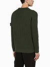 Full Rib Wool Knit Top Olive - STONE ISLAND - BALAAN 4