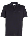 Logo Patch Polo Shirt Black - CALVIN KLEIN - BALAAN 3