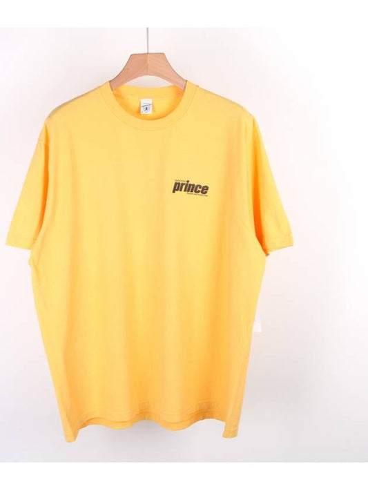 Tennis Short Sleeve T-Shirt Yellow - SPORTY & RICH - BALAAN 2