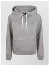 Embroidery Logo Hoodie Grey - POLO RALPH LAUREN - BALAAN 2