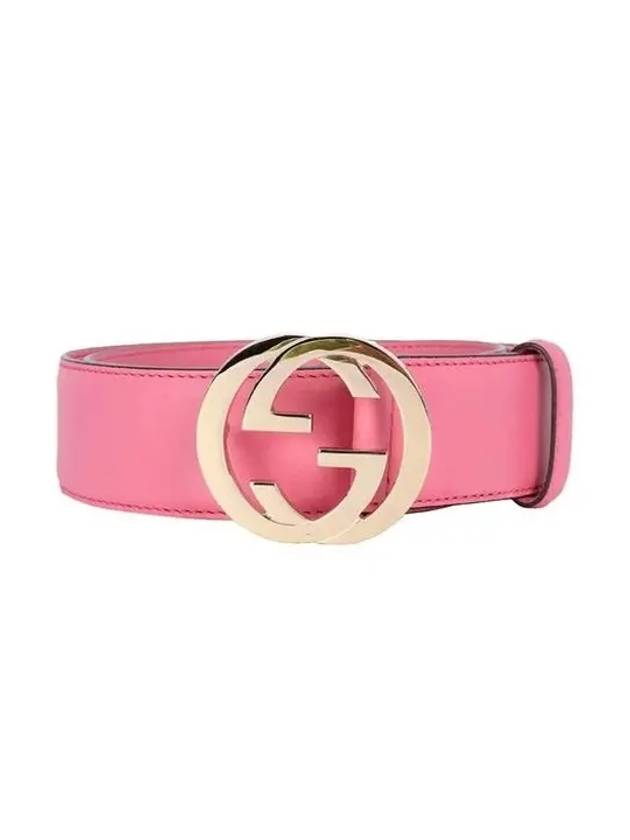 Women s Pink Interlocking GG Metal Buckle Moon Caprede Belt 546386 AP00G 5528 - GUCCI - BALAAN 6