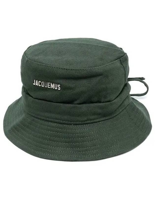 Le Bob Gajo Bucket Hat Dark Green - JACQUEMUS - BALAAN 4