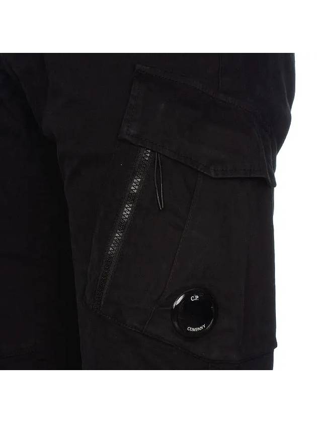 Lens Wappen Straight Pants Black - CP COMPANY - BALAAN 8