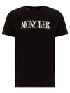 Logo Patch T Shirt Black 8C00031 89A17 999 - MONCLER - BALAAN 1