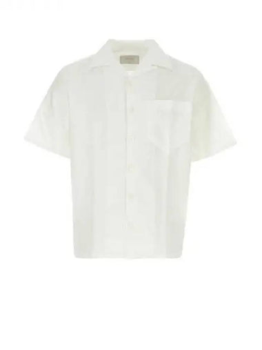 Triangle patch pocket short sleeve shirt 271848 - PRADA - BALAAN 1