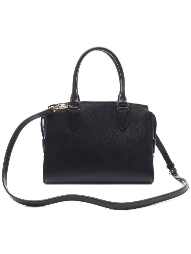 Logo Saffiano Tote Bag Black - PRADA - BALAAN 5