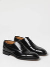 Men's Toe Cap Leather Oxford Black - SALVATORE FERRAGAMO - BALAAN 3