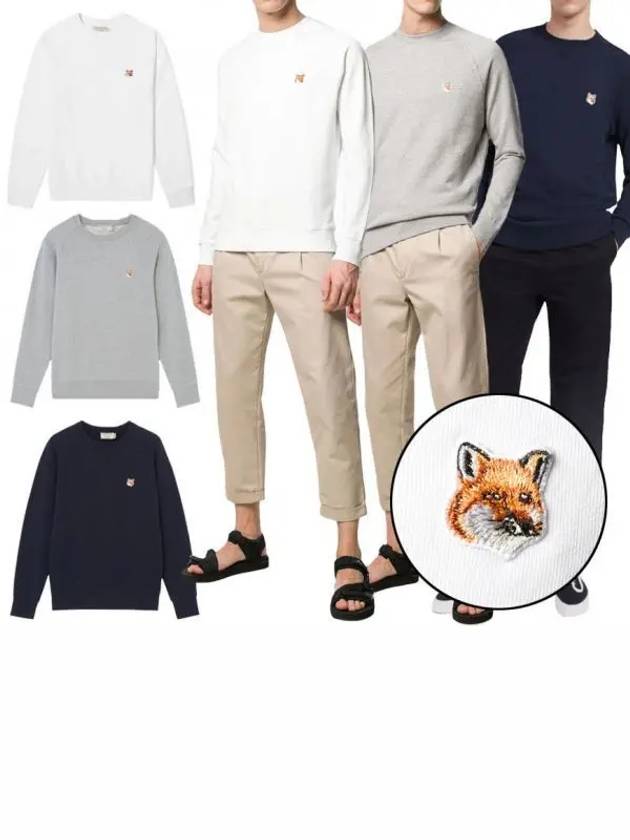 22SS Fox Head Sweatshirt AM00303KM0001 1017019 - MAISON KITSUNE - BALAAN 1