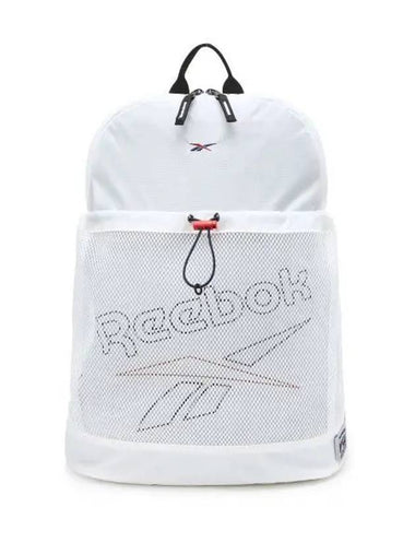 Mesh Pocket String Backpack White - REEBOK - BALAAN 1