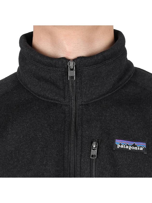 Men's Better Sweater Quater Zip Fleece Jacket Black - PATAGONIA - BALAAN 7